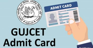 GUJCET Admit Card 2019