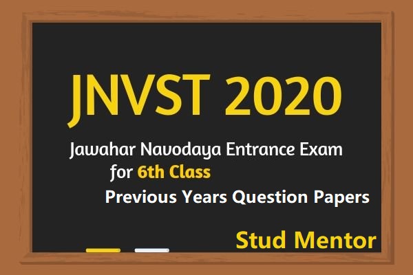 JNVST 2020 Exam Materials