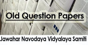 Navodaya Class VI IX Question Papers