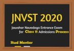 Navodaya-Class-11XI-Admission-Process-2020