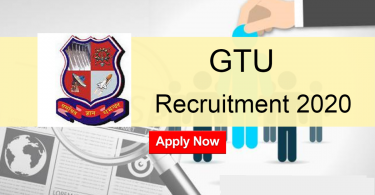 GTU Recruitment 2020 All Non Teaching Post