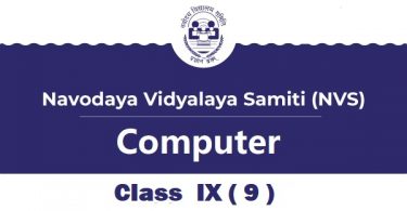 Navodaya-Computer-Syllabus-Class-IX