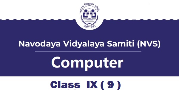 Navodaya-Computer-Syllabus-Class-IX