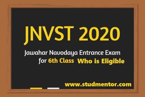 Who is Eligible in Navodaya class VI admission online