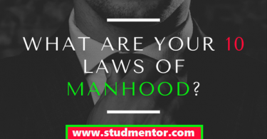 Secrets What are your 10 laws of Manhood in 2021