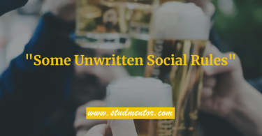 What are some unwritten social rules everyone should know