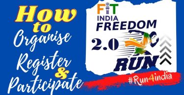 How to Register for Fit India Freedom Run 2.0 Steps given 2021