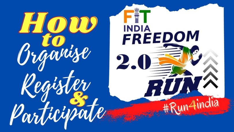 How to Register for Fit India Freedom Run 2.0 Steps given 2021