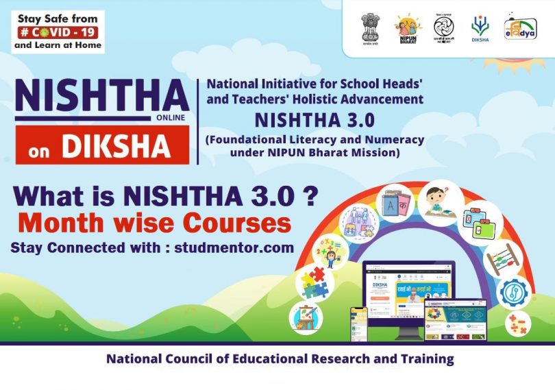 Online on Diksha Portal NISHTHA 3.0 for NIPUN Bharat 2022