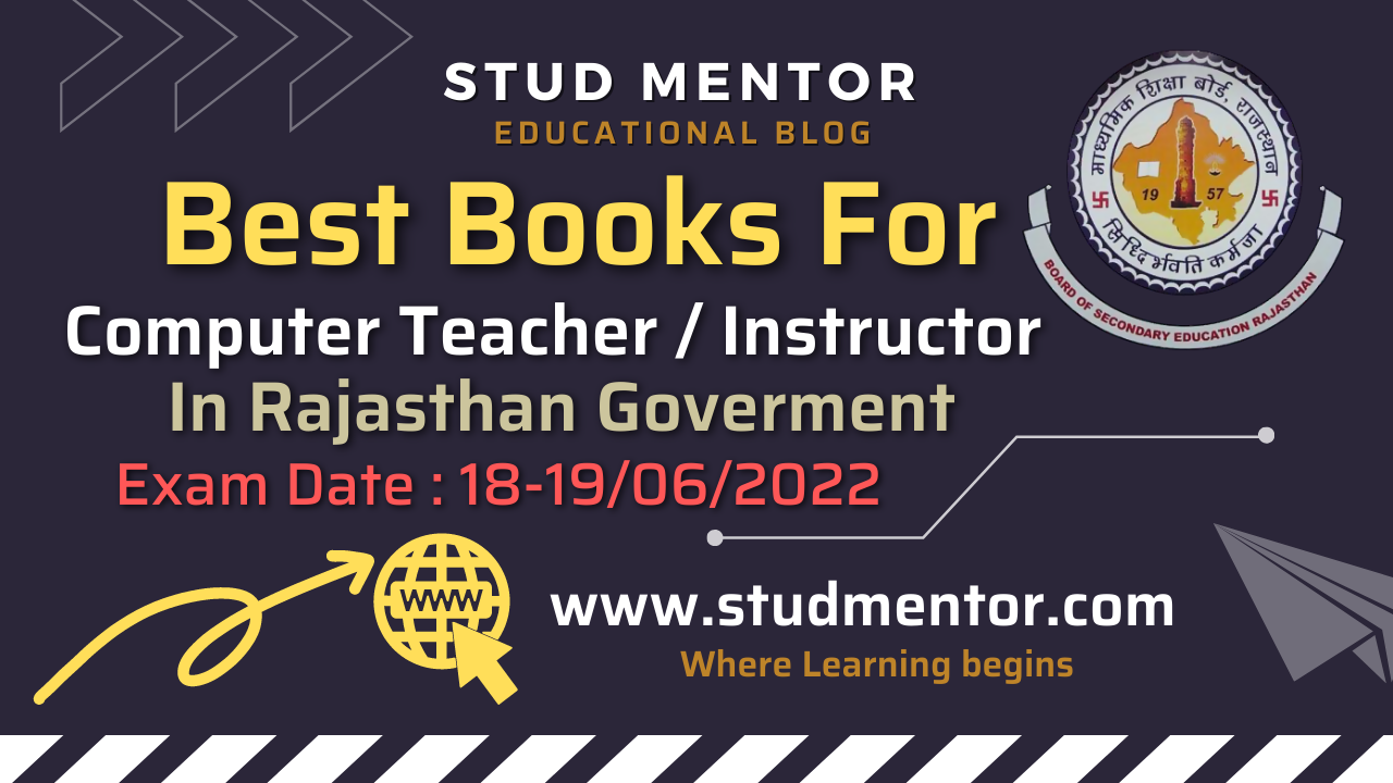 Best Books For Computer Teacher Instructor Rajasthan Exam 2022