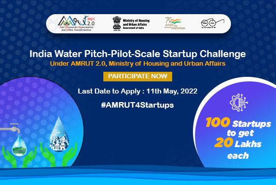 How to Participate Register in 'India Water Pitch-Pilot-Scale Start-up Challenge' under AMRUT 2.0