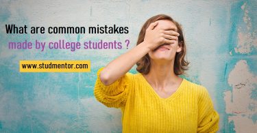 What are common mistakes made by college students