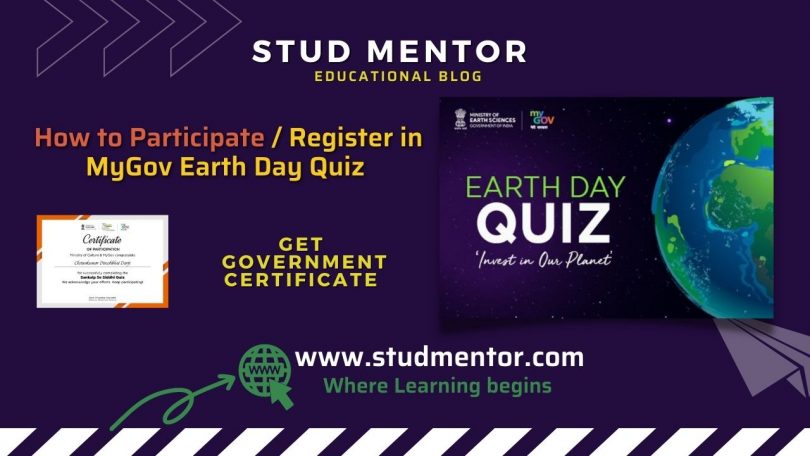 How to Participate Register in MyGov Earth Day Quiz 2022