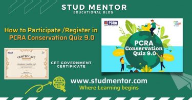 How to Participate Register in MyGov PCRA Conservation Quiz 9.0