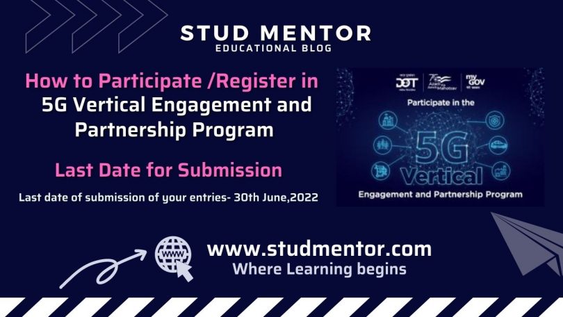 How to Participate in 5G Vertical Engagement and Partnership Program 2022
