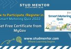 How to Register Participate in Smart Metering Quiz 2022