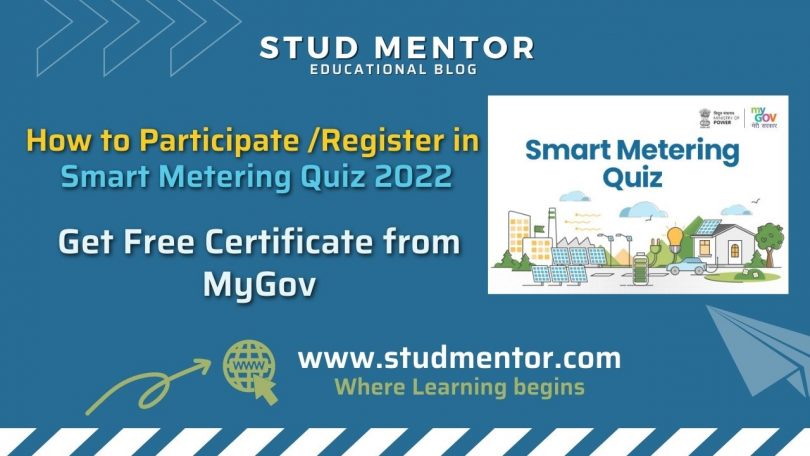 How to Register Participate in Smart Metering Quiz 2022