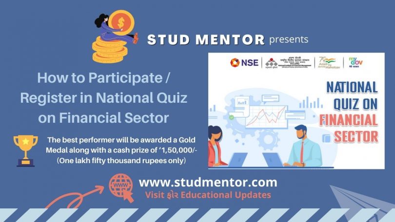 How to Participate Register in National Quiz on Financial Sector