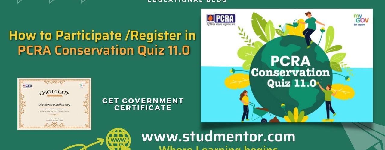 How to Register Participate in PCRA-Conservation 11.0 Quiz