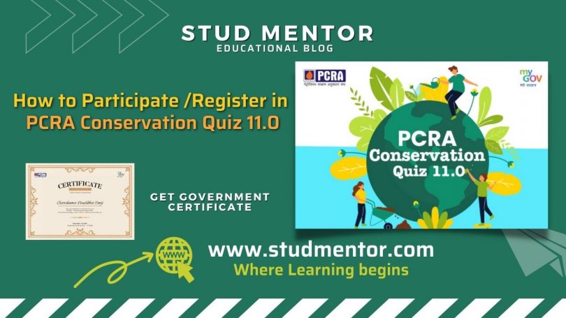 How to Register Participate in PCRA-Conservation 11.0 Quiz