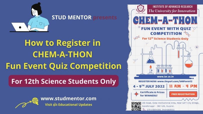 How to Register in CHEM-A-THON Fun Event Quiz Competition