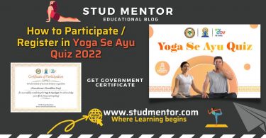 How to Participate Register in Yoga Se Ayu Quiz 2022