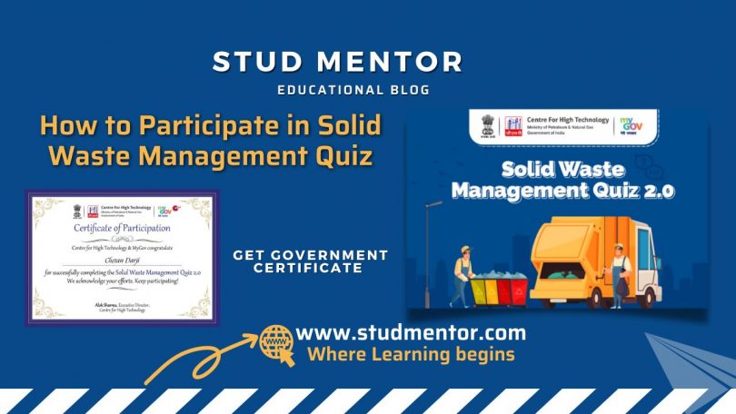 How to Participate in Solid Waste Management Quiz
