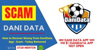 How to Recover Money from DaniData App - Scam - Today Removed