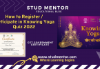 How to Register Participate in Knowing Yoga Quiz 2022