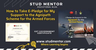 How to Take E-Pledge for My Support to the Agnipath Scheme for the Armed Forces