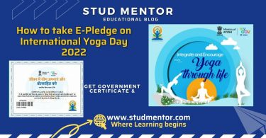 How to take E-Pledge on International Yoga Day 2022-23