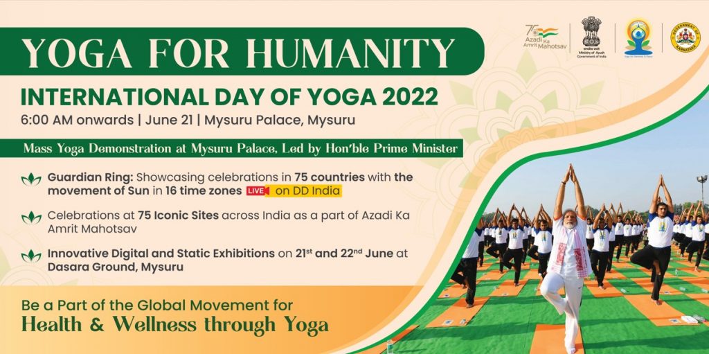 International Yoga Day - Yoga for humanity 2022