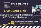 Live Link of Circular - Winner Announcement of National CBSE Coding Challenge