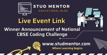 Live Link of Circular - Winner Announcement of National CBSE Coding Challenge