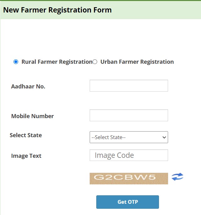 New Farmer registration Form 2022 PM Kisan Yojana