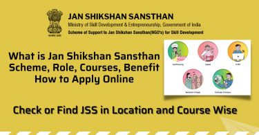 What is Jan Shikshan Sansthan Scheme, Role, Courses, Benefit Apply Online