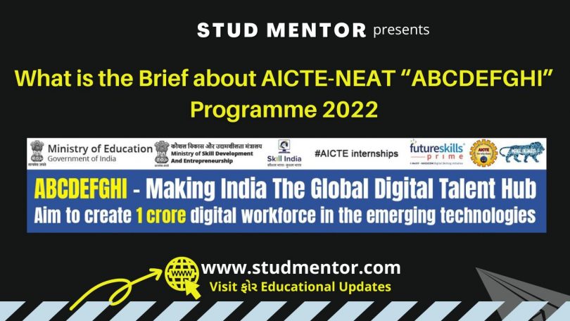 What is the Brief about AICTE-NEAT “ABCDEFGHI” Programme 2022
