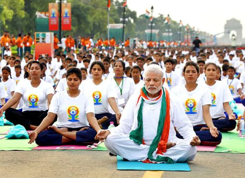 World record made on Yoga Day in India's name