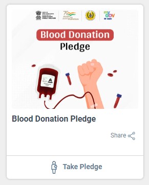 take blood donation pledge 2022