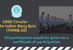 CBSE Circular - The Indian Navy Quiz (THINQ-22)
