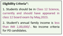 Dakshana Foundation Scholarship Criteria 2023