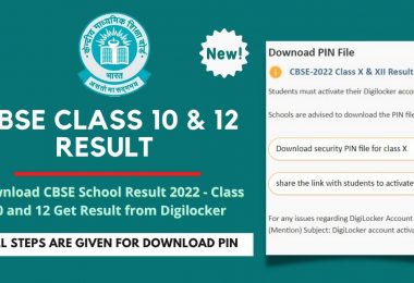 Download CBSE School Result 2022 - Class 10 and 12 Get Result from Digilocker