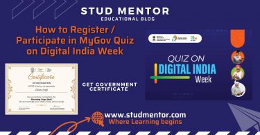 How to Register Participate in MyGov Quiz on Digital India Week