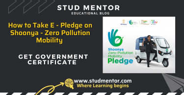 How to Take E - Pledge on Shoonya - Zero Pollution Mobility