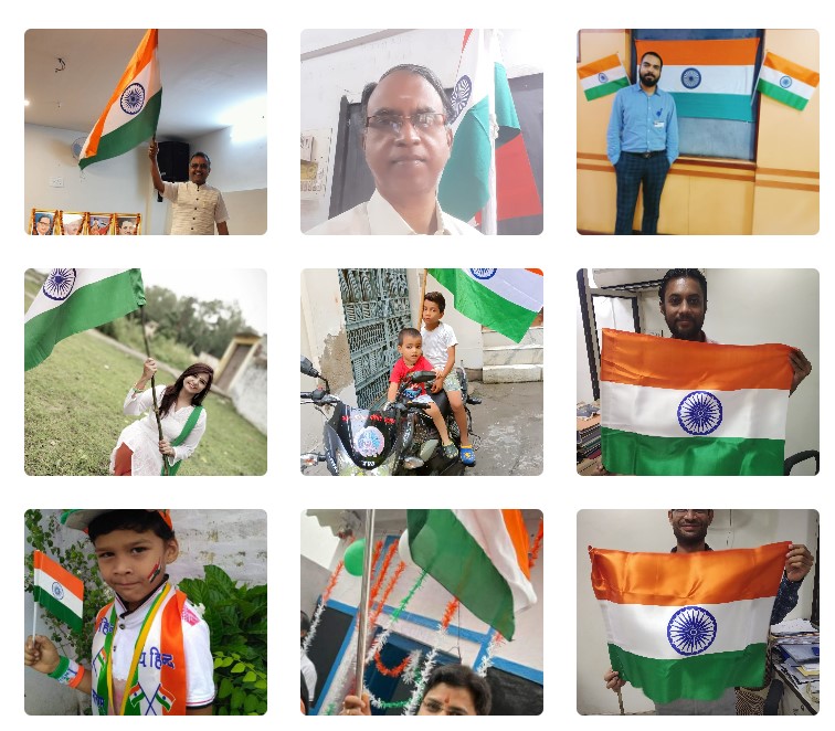 selfie with Flag Har Ghar tiranga 2022