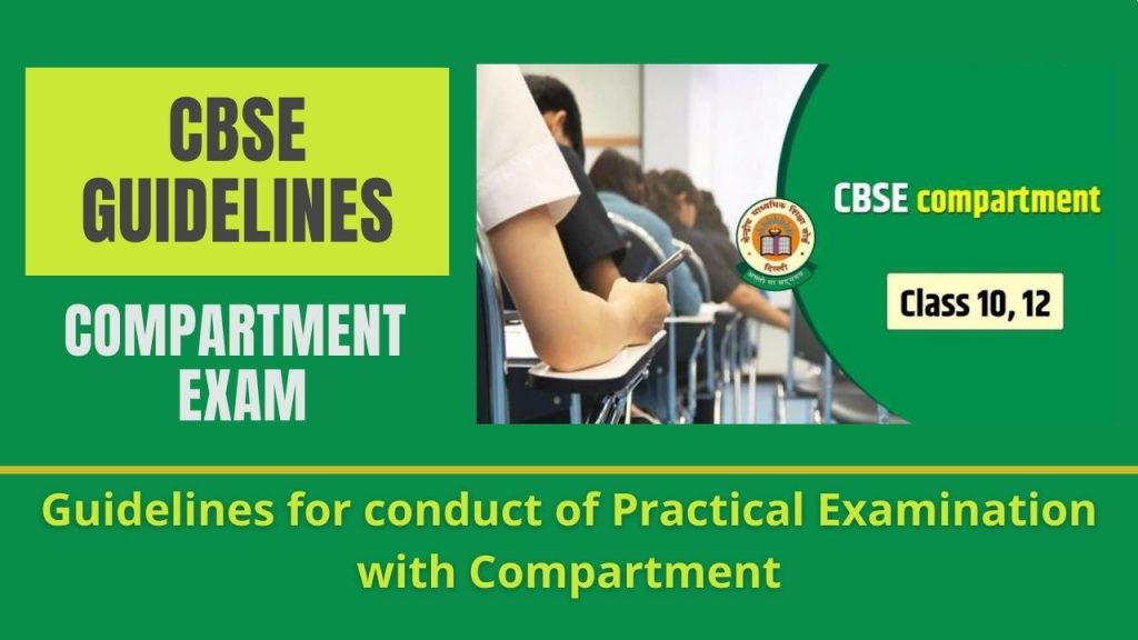 CBSE Declared Guidelines for conduct of Practical Examination with