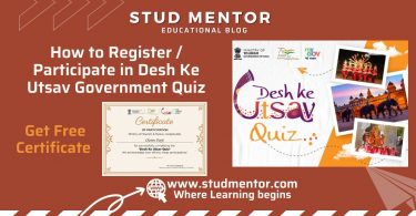 How to Register Participate in Desh Ke Utsav Government Quiz