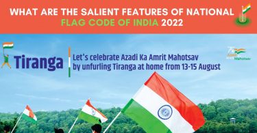 What are the Salient Features of National Flag Code of India 2022