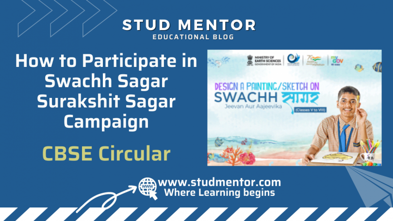 CBSE Circular - How to Participate in Swachh Sagar Surakshit Sagar Campaign