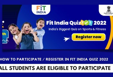 How to Participate Register in Fit India Quiz 2022